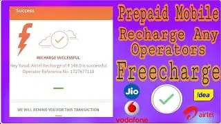 How to Mobile Recharge for Freecharge App| मोबाइल रिचार्ज कैसे करे | Step by step Hindi | Gyan Tech