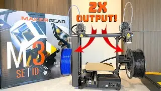 MakerGear M3-ID 3D Printer Unboxing | Independent Dual Extruders | USA Made Quality 3D Printing