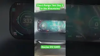 Harrier EV Range Test Day 2 QWD #youtubeshorts #harrierev #harrierev2025 #automobile #sierra #tataev