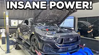 ГОТОВО!! Mustang S650 GT на топливе E85 демонстрирует невероятную мощность на динамометрическом с...