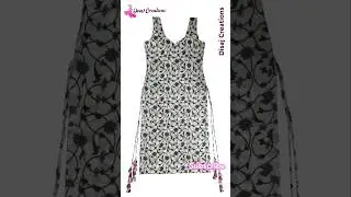 Latest casual and stylish v neck kurti | V neck kurti cutting #kurti #vneck #vneckdress #sleeveless