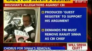 Chorus for Ranjit Sinha's removal
