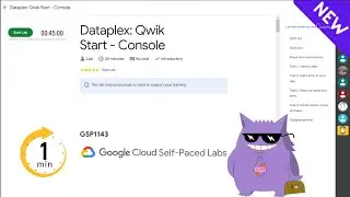 Dataplex: Qwik Start - Console | 
