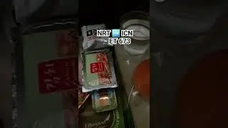 NRT ➡️ ICN 🛬 ET 673 Duty free shopping and in-flight meal