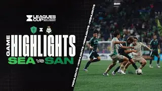 Leagues Cup 2025: Seattle 2 vs. 1 Santos Laguna | Full Match Highlights