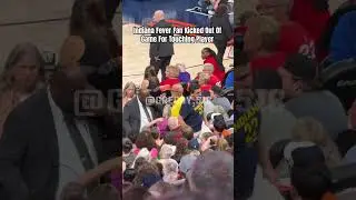 Indiana Fever fan kicked out for touching a player #caitlinclark #wnba #basketball