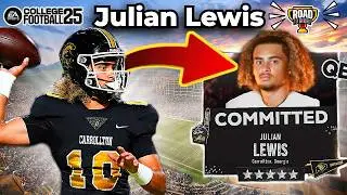 I Put Shedeur Sanders' REPLACEMENT in College Football 25! (Julian Lewis)