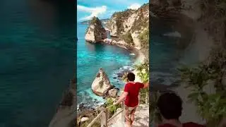 Nusa Penida Island😲😍Bali, Indonesia- Must visit this place|| #shorts #Nusapenida #Bali #Naturelada