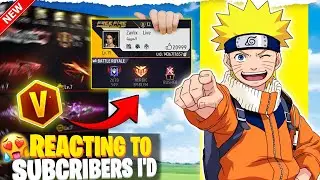 Reacting to My Subscribers&rsquo; Rarest Free Fire IDs 😱 Unbelievable Profiles! | Free Fire 🔥