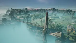 Making the Noodles - Satisfactory - Caterium Bridges *but* with 5 more hours of huge bridges