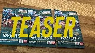 Opening My First TCG OP -08 Japanese Pack Teaser