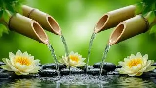 Peaceful Harmonies with Bamboo Waterfall &ndash; Relaxing Music for Healing, Deep Sleep and Meditation