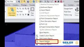 Trimble Business Center (TBC) v2024 - Floating and Docked Reports