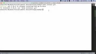 4.  Install GIT on Mac