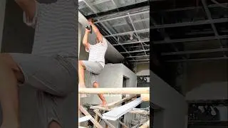 PVC ceiling installation method #construction #building #roofing
