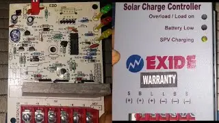EXIDE solar controller opening