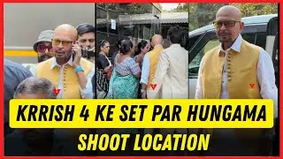 Rajesh Roshan With Wife at Shoot | Exclusive Bollywood Celebrity News