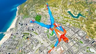 GTA 5 Epic Ragdolls/Spiderman Compilation With GTA Progressive (GTA 5, Euphoria Physics) #12