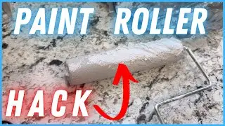 How To Reuse Paint Roller | Paint Roller Hack!