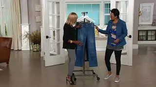 Women with Control My Wonder Denim Patchwork Boot Cut Jeans on QVC