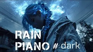 Neon Dark Piano Rain : Thunder Storm Soundtrack for Deep Focus.
