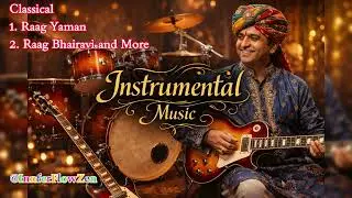 Deeply Relaxing Raag Yaman & Bhairavi | Indian Classical Music for Meditation & Stress Relief