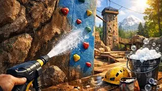 Cleaning the Rock Climbing Park | PowerWash Simulator 2