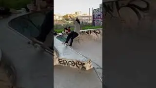 Older guy throwing down in mini bowl