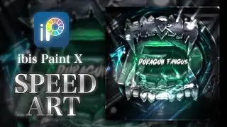 【携帯GFX】Speed Art 「牙」-クランアイコン- #Avi #speedart #gfx