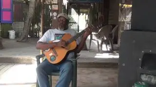 Foxy Callwood of Foxy's (Jost Van Dyke, BVI) singing about the state of Virginia
