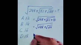 Nice Square Root Problem #maths #viral #subscribe