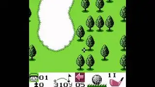 GOLF GAMEPLAY for the Game Boy