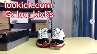 AIR JORDAN 11 RETRO LOW CONCORD BRED Real Shot Unboxing Video&mdash;&mdash;lookick