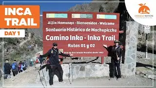 Inca Trail to Machu Picchu DAY 1 #orangenation #incatrail #trekking #caminoinca #trilhainca