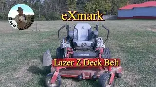 Замена ремня деки eXmark Lazer Z