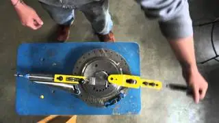 Di-Acro Model 1A Bender - Grooved Roller Bending Operation