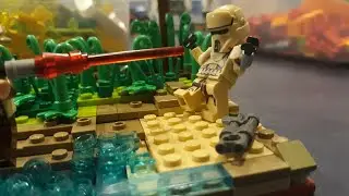 Lego Star Wars scarif moc time lapse + review