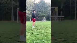 Good soccer shot