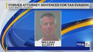 Former Florida attorney sentenced to 1 year in prison for tax evasion: DOJ