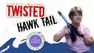 BROOM MAKING: TWISTED  HAWK TAIL 3 #DIYbroom #broommaking #brooms #turkeywing