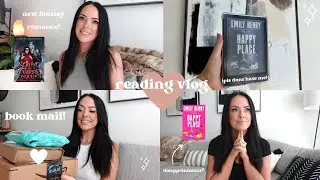 READING VLOG | happy place, book unboxing, & a new fantasy romance