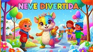 As Crianças Vão Adorar 💖 | Neve Divertida ❄️☃️  | Vídeo Infantil Musical para Crianças