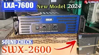 Ahuja LXA 7600 Amplifier New Unboxing & Review & Sound Test with Ahuja SWX 2600 ‎@DJSURAJSP 