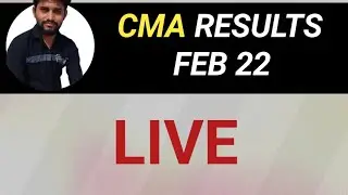 CMA RESULTS 2022 || Live