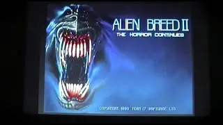 Alien Breed 2: The Horror Continues AGA A1200 A4000 Game play with commentary