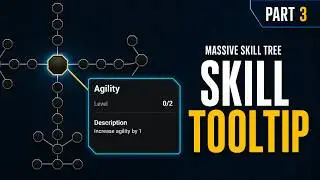 Unreal Engine 5 Tutorial - How to Build Expandable Skill Tree Part 3 : Skill Tooltip Widget