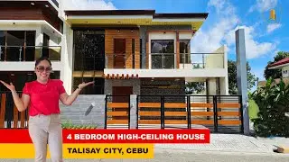 4 BEDROOM HIGH-CEILING HOUSE FOR SALE IN TALISAY CITY CEBU