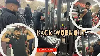 Back Day Gym Vlog | Heavy Workout 🔥 || Lucky Sharma vlogs 