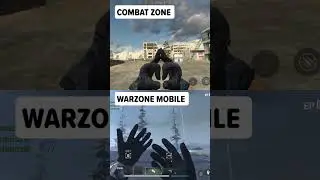 Combat Zone VS Warzone Mobile #combatmaster #combatmasteronlinefps #warzonemobileshorts #wzmobile