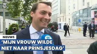 Komisch moment voor troonrede: 'Bekijk het maar, Thierry!'